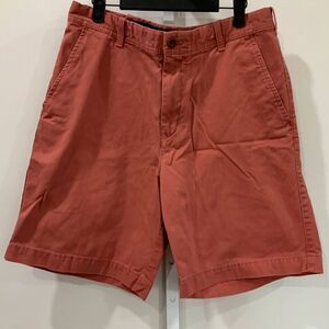 Excellent Condition!! 100% Cotton IZOD Men's Shorts in Salmon (Red/Pink) Sz 34